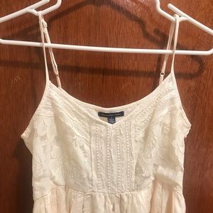 Lace and Cotton Dress